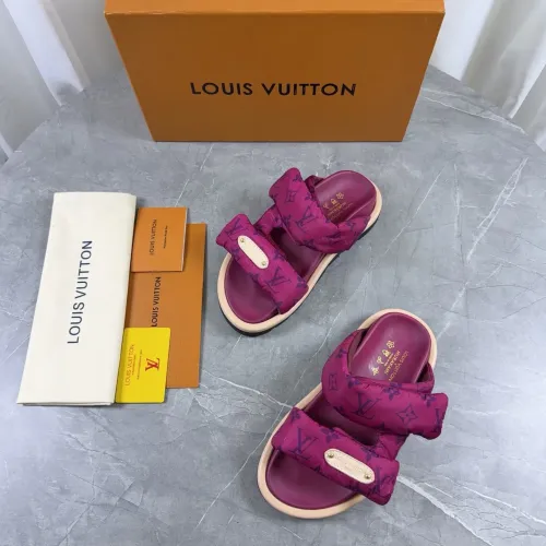 Cheap Louis Vuitton Slippers For Women #1432269 Replica Wholesale [$82.00 USD] [ITEM#1432269] on Replica Louis Vuitton Slippers