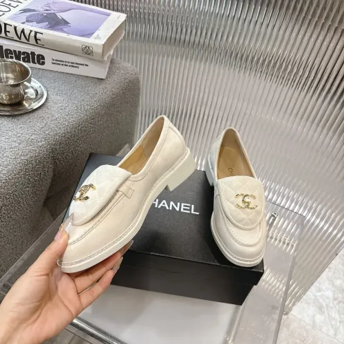 Cheap Chanel Leather Shoes For Women #1432494 Replica Wholesale [$92.00 USD] [ITEM#1432494] on Replica Chanel Leather Shoes