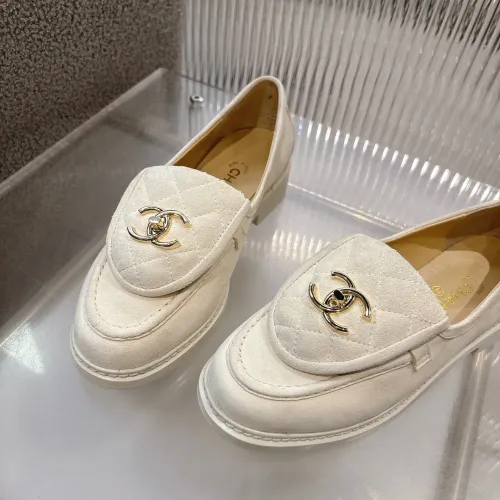 Cheap Chanel Leather Shoes For Women #1432494 Replica Wholesale [$92.00 USD] [ITEM#1432494] on Replica Chanel Leather Shoes