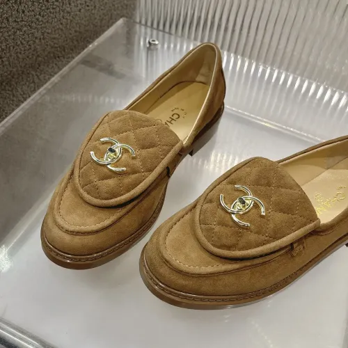 Cheap Chanel Leather Shoes For Women #1432495 Replica Wholesale [$92.00 USD] [ITEM#1432495] on Replica Chanel Leather Shoes