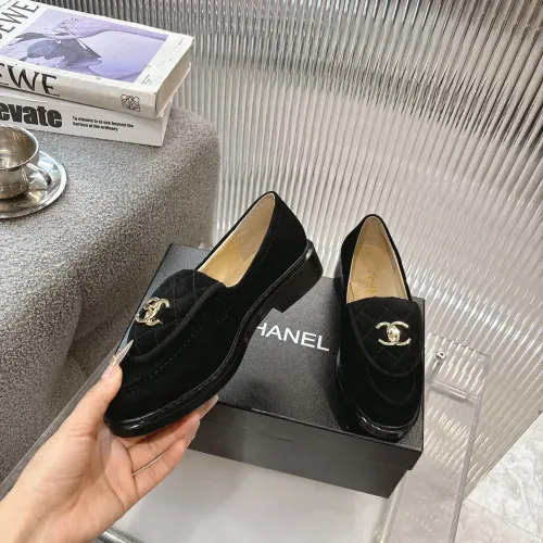 Cheap Chanel Leather Shoes For Women #1432497 Replica Wholesale [$92.00 USD] [ITEM#1432497] on Replica Chanel Leather Shoes