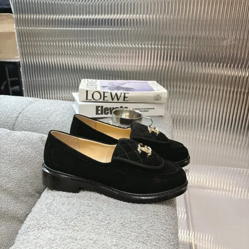 Cheap Chanel Leather Shoes For Women #1432497 Replica Wholesale [$92.00 USD] [ITEM#1432497] on Replica Chanel Leather Shoes