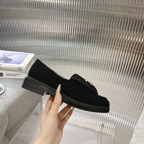 Cheap Chanel Leather Shoes For Women #1432497 Replica Wholesale [$92.00 USD] [ITEM#1432497] on Replica Chanel Leather Shoes