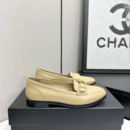 Cheap Chanel Leather Shoes For Women #1432498 Replica Wholesale [$112.00 USD] [ITEM#1432498] on Replica Chanel Leather Shoes