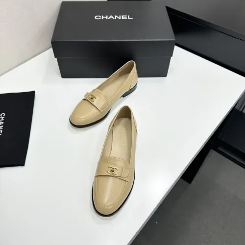 Cheap Chanel Leather Shoes For Women #1432498 Replica Wholesale [$112.00 USD] [ITEM#1432498] on Replica Chanel Leather Shoes