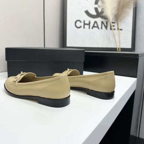 Cheap Chanel Leather Shoes For Women #1432498 Replica Wholesale [$112.00 USD] [ITEM#1432498] on Replica Chanel Leather Shoes