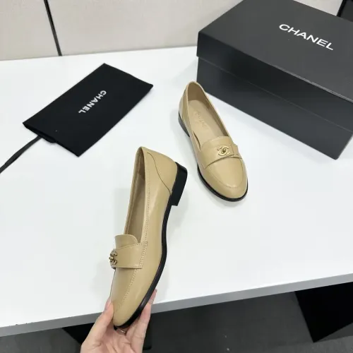 Cheap Chanel Leather Shoes For Women #1432498 Replica Wholesale [$112.00 USD] [ITEM#1432498] on Replica Chanel Leather Shoes