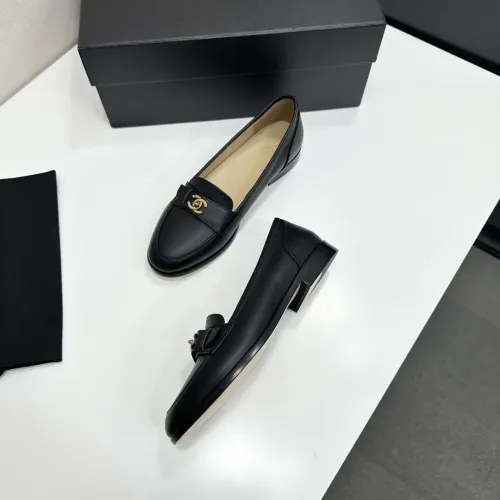 Cheap Chanel Leather Shoes For Women #1432500 Replica Wholesale [$112.00 USD] [ITEM#1432500] on Replica Chanel Leather Shoes
