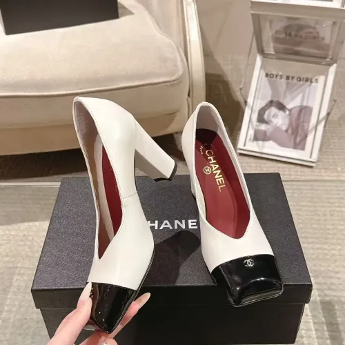 Cheap Chanel High-Heeled Shoes For Women #1432512 Replica Wholesale [$102.00 USD] [ITEM#1432512] on Replica Chanel High-Heeled Shoes