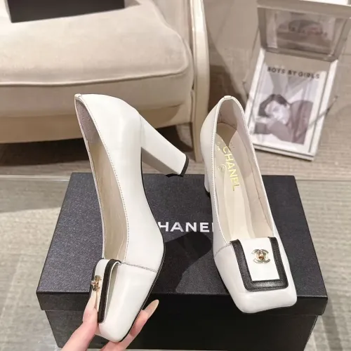 Cheap Chanel High-Heeled Shoes For Women #1432515 Replica Wholesale [$105.00 USD] [ITEM#1432515] on Replica Chanel High-Heeled Shoes