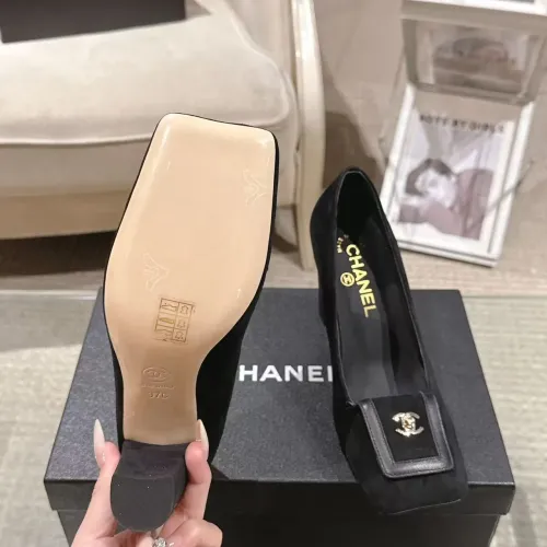 Cheap Chanel High-Heeled Shoes For Women #1432518 Replica Wholesale [$105.00 USD] [ITEM#1432518] on Replica Chanel High-Heeled Shoes
