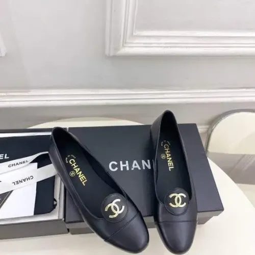 Cheap Chanel Flat Shoes For Women #1432521 Replica Wholesale [$92.00 USD] [ITEM#1432521] on Replica Chanel Flat Shoes