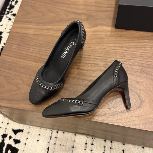 Cheap Chanel High-Heeled Shoes For Women #1432597 Replica Wholesale [$122.00 USD] [ITEM#1432597] on Replica Chanel High-Heeled Shoes