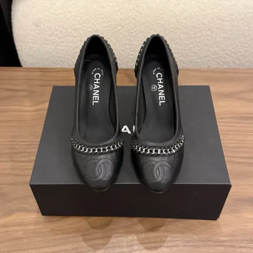 Cheap Chanel High-Heeled Shoes For Women #1432597 Replica Wholesale [$122.00 USD] [ITEM#1432597] on Replica Chanel High-Heeled Shoes