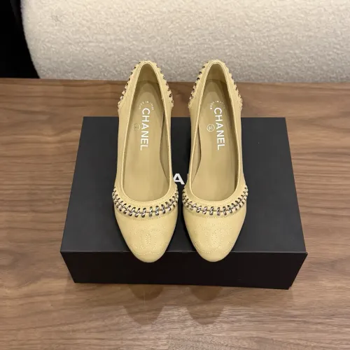 Cheap Chanel High-Heeled Shoes For Women #1432598 Replica Wholesale [$122.00 USD] [ITEM#1432598] on Replica Chanel High-Heeled Shoes