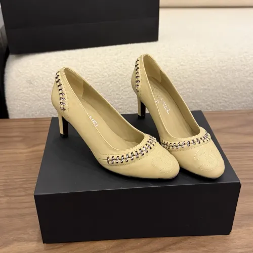 Cheap Chanel High-Heeled Shoes For Women #1432598 Replica Wholesale [$122.00 USD] [ITEM#1432598] on Replica Chanel High-Heeled Shoes