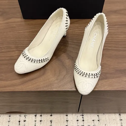 Cheap Chanel High-Heeled Shoes For Women #1432599 Replica Wholesale [$122.00 USD] [ITEM#1432599] on Replica Chanel High-Heeled Shoes