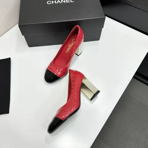 Cheap Chanel High-Heeled Shoes For Women #1432604 Replica Wholesale [$112.00 USD] [ITEM#1432604] on Replica Chanel High-Heeled Shoes