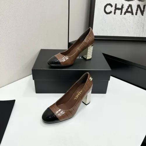 Cheap Chanel High-Heeled Shoes For Women #1432605 Replica Wholesale [$112.00 USD] [ITEM#1432605] on Replica Chanel High-Heeled Shoes