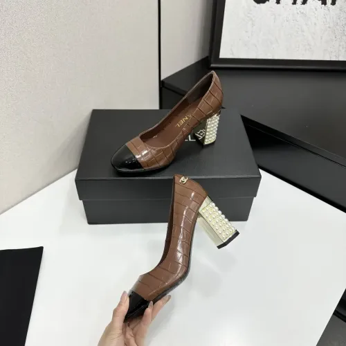Cheap Chanel High-Heeled Shoes For Women #1432605 Replica Wholesale [$112.00 USD] [ITEM#1432605] on Replica Chanel High-Heeled Shoes