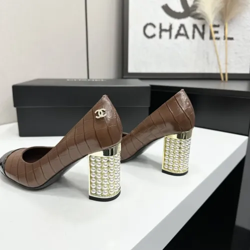 Cheap Chanel High-Heeled Shoes For Women #1432605 Replica Wholesale [$112.00 USD] [ITEM#1432605] on Replica Chanel High-Heeled Shoes