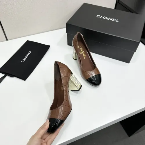 Cheap Chanel High-Heeled Shoes For Women #1432605 Replica Wholesale [$112.00 USD] [ITEM#1432605] on Replica Chanel High-Heeled Shoes