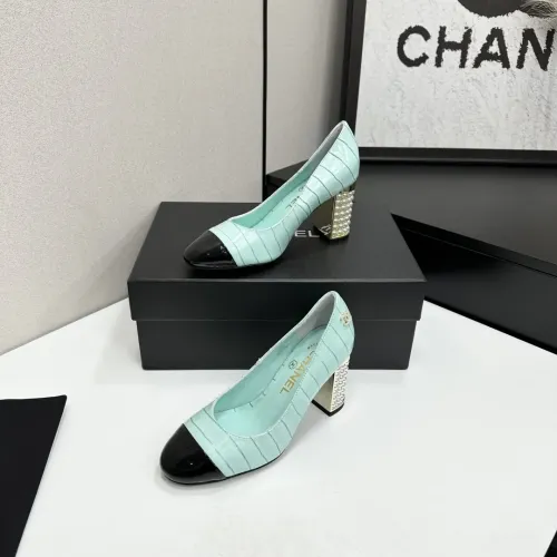 Cheap Chanel High-Heeled Shoes For Women #1432607 Replica Wholesale [$112.00 USD] [ITEM#1432607] on Replica Chanel High-Heeled Shoes