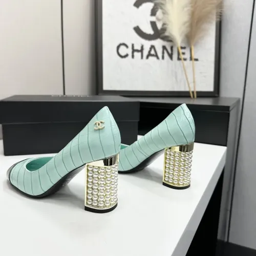 Cheap Chanel High-Heeled Shoes For Women #1432607 Replica Wholesale [$112.00 USD] [ITEM#1432607] on Replica Chanel High-Heeled Shoes