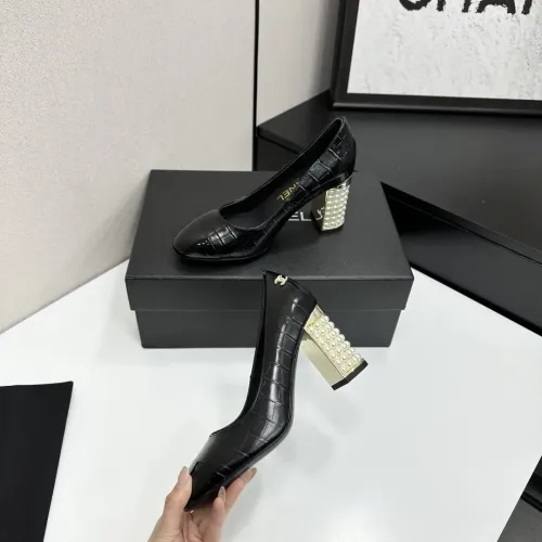 Cheap Chanel High-Heeled Shoes For Women #1432608 Replica Wholesale [$112.00 USD] [ITEM#1432608] on Replica Chanel High-Heeled Shoes