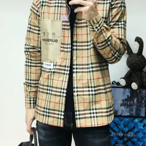 Cheap Burberry Shirts Long Sleeved For Men #1432636 Replica Wholesale [$64.00 USD] [ITEM#1432636] on Replica Burberry Shirts