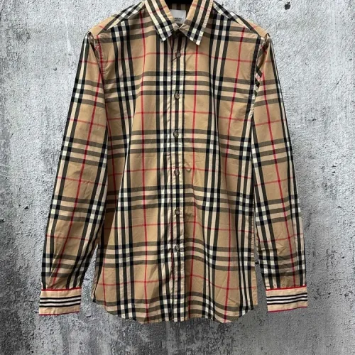 Burberry Shirts Long Sleeved For Men #1432646