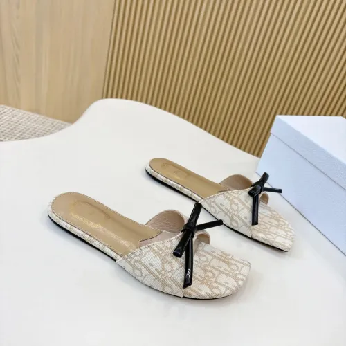 Cheap Christian Dior Slippers For Women #1432660 Replica Wholesale [$82.00 USD] [ITEM#1432660] on Replica Christian Dior Slippers