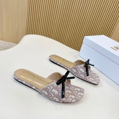 Cheap Christian Dior Slippers For Women #1432663 Replica Wholesale [$82.00 USD] [ITEM#1432663] on Replica Christian Dior Slippers