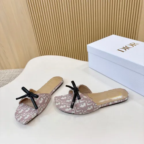 Cheap Christian Dior Slippers For Women #1432663 Replica Wholesale [$82.00 USD] [ITEM#1432663] on Replica Christian Dior Slippers