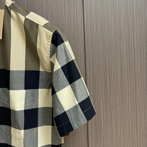 Cheap Burberry Shirts Short Sleeved For Men #1432664 Replica Wholesale [$56.00 USD] [ITEM#1432664] on Replica Burberry Shirts