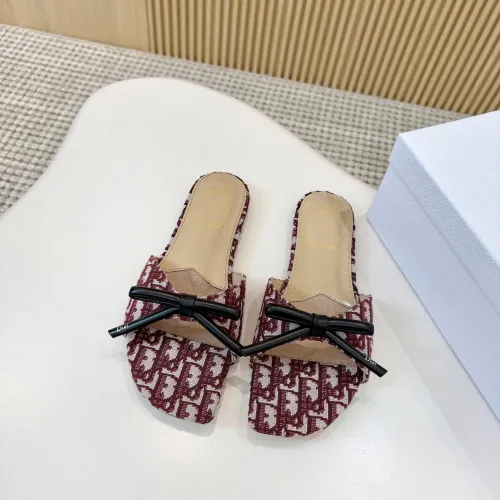 Cheap Christian Dior Slippers For Women #1432665 Replica Wholesale [$82.00 USD] [ITEM#1432665] on Replica Christian Dior Slippers