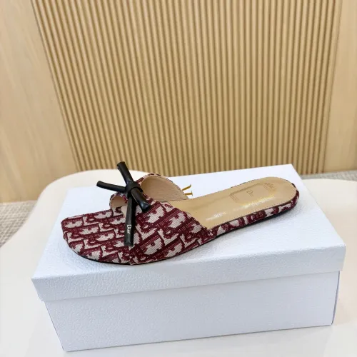 Cheap Christian Dior Slippers For Women #1432665 Replica Wholesale [$82.00 USD] [ITEM#1432665] on Replica Christian Dior Slippers