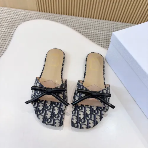 Cheap Christian Dior Slippers For Women #1432668 Replica Wholesale [$82.00 USD] [ITEM#1432668] on Replica Christian Dior Slippers
