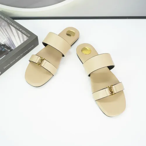 Cheap Yves Saint Laurent YSL Slippers For Women #1432757 Replica Wholesale [$88.00 USD] [ITEM#1432757] on Replica Yves Saint Laurent YSL Slippers