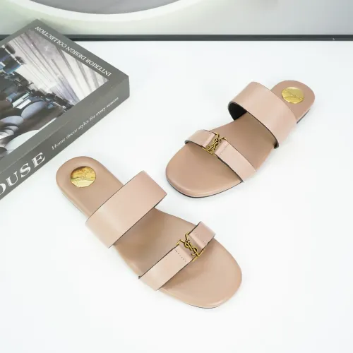 Cheap Yves Saint Laurent YSL Slippers For Women #1432758 Replica Wholesale [$88.00 USD] [ITEM#1432758] on Replica Yves Saint Laurent YSL Slippers