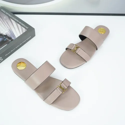 Cheap Yves Saint Laurent YSL Slippers For Women #1432759 Replica Wholesale [$88.00 USD] [ITEM#1432759] on Replica Yves Saint Laurent YSL Slippers
