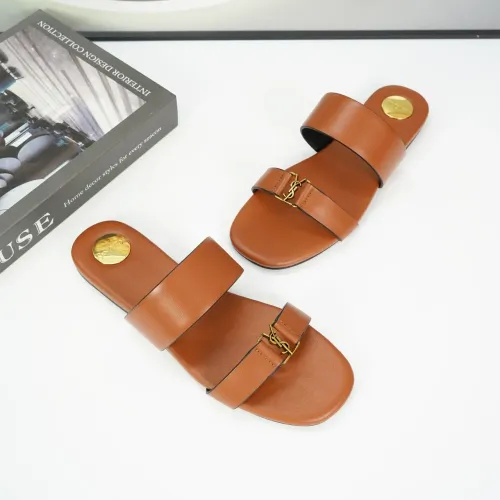 Cheap Yves Saint Laurent YSL Slippers For Women #1432760 Replica Wholesale [$88.00 USD] [ITEM#1432760] on Replica Yves Saint Laurent YSL Slippers
