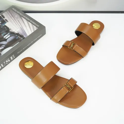 Cheap Yves Saint Laurent YSL Slippers For Women #1432761 Replica Wholesale [$88.00 USD] [ITEM#1432761] on Replica Yves Saint Laurent YSL Slippers