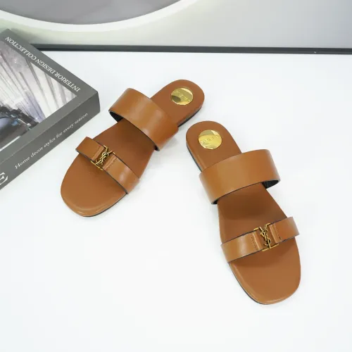 Cheap Yves Saint Laurent YSL Slippers For Women #1432761 Replica Wholesale [$88.00 USD] [ITEM#1432761] on Replica Yves Saint Laurent YSL Slippers