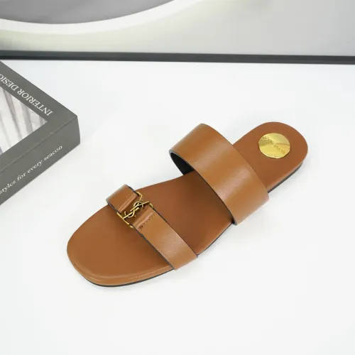 Cheap Yves Saint Laurent YSL Slippers For Women #1432761 Replica Wholesale [$88.00 USD] [ITEM#1432761] on Replica Yves Saint Laurent YSL Slippers