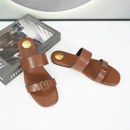 Cheap Yves Saint Laurent YSL Slippers For Women #1432762 Replica Wholesale [$88.00 USD] [ITEM#1432762] on Replica Yves Saint Laurent YSL Slippers