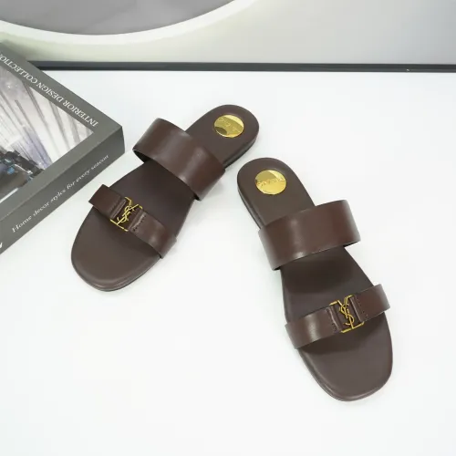 Cheap Yves Saint Laurent YSL Slippers For Women #1432763 Replica Wholesale [$88.00 USD] [ITEM#1432763] on Replica Yves Saint Laurent YSL Slippers
