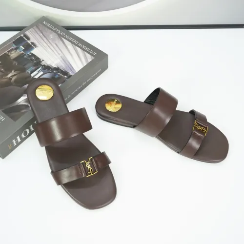 Cheap Yves Saint Laurent YSL Slippers For Women #1432763 Replica Wholesale [$88.00 USD] [ITEM#1432763] on Replica Yves Saint Laurent YSL Slippers