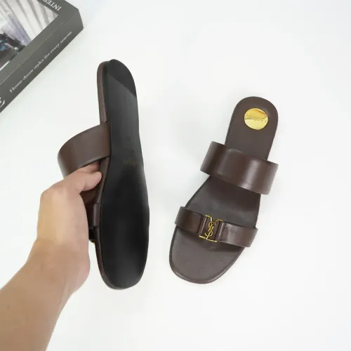 Cheap Yves Saint Laurent YSL Slippers For Women #1432763 Replica Wholesale [$88.00 USD] [ITEM#1432763] on Replica Yves Saint Laurent YSL Slippers