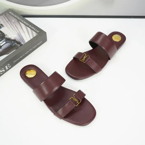 Cheap Yves Saint Laurent YSL Slippers For Women #1432764 Replica Wholesale [$88.00 USD] [ITEM#1432764] on Replica Yves Saint Laurent YSL Slippers